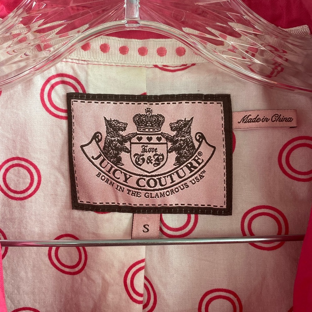 ⭐️ SOLD ⭐️ JUICY COUTURE Belted Trench Coat - Picture 7 of 10